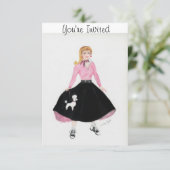 Uitnodiging uit 1950 (Staand voorkant)