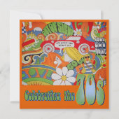 Uitnodiging uit de jaren '70 (Voorkant)