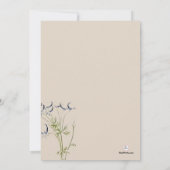 Uitnodiging uit en lopende uitnodiging (Achterkant)