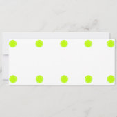 Uitnodiging uit het scorebord van de Tennis (Achterkant)