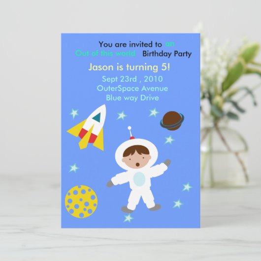 Uitnodiging uit om ... (Staand voorkant)