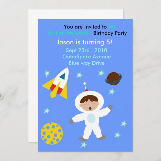 Uitnodiging uit om ... (Voorkant / Achterkant)