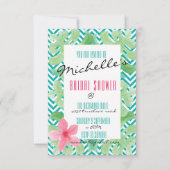 Uitnodiging uit voor tropische zomervakantie (Voorkant)