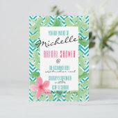 Uitnodiging uit voor tropische zomervakantie (Staand voorkant)