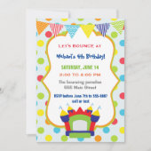 Uitnodiging uitnodigen geboorte- en aanvalsfeest (Voorkant)