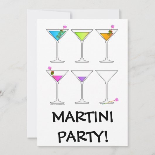 Uitnodiging, Uitnodigingen - Martinis Weg, Weg, G (Voorkant)