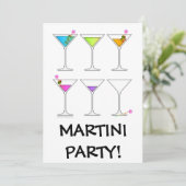 Uitnodiging, Uitnodigingen - Martinis Weg, Weg, G (Staand voorkant)
