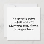 Uitnodiging, uitnodigingen - MASTER MIXOLOGIST (Achterkant)