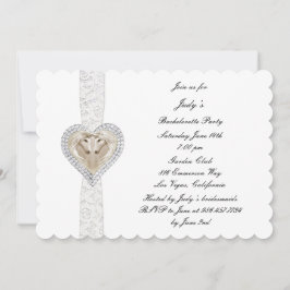 Uitnodiging Unicorn en Lace Bachelorette