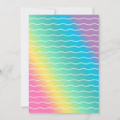 Uitnodiging Unicorn Pool (Achterkant)