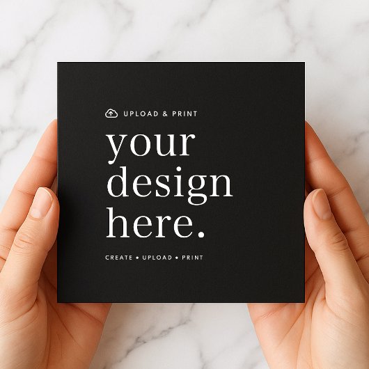Uitnodiging Uw Design Upload Square
