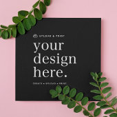 Uitnodiging Uw Design Upload Square