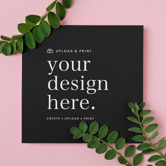 Uitnodiging Uw Design Upload Square