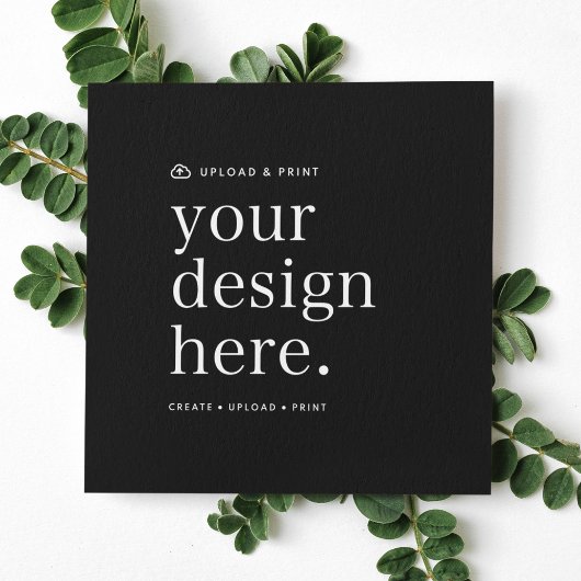 Uitnodiging Uw Design Upload Square