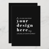 Uitnodiging Uw Ontwerp Upload 5" x 7" (Voorkant / Achterkant)