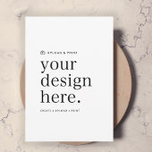 Uitnodiging Uw Ontwerp Upload 5" x 7"