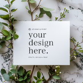 Uitnodiging Uw ontwerp uploaden 13" x 18"