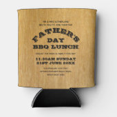 Uitnodiging Vaderdag BBQ Blikjeskoeler (Voorkant)