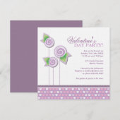 Uitnodiging Valentijnse partij (Voorkant / Achterkant)