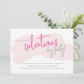 Uitnodiging Valentijnse partij | VALENTIJNSDAG (Staand voorkant)