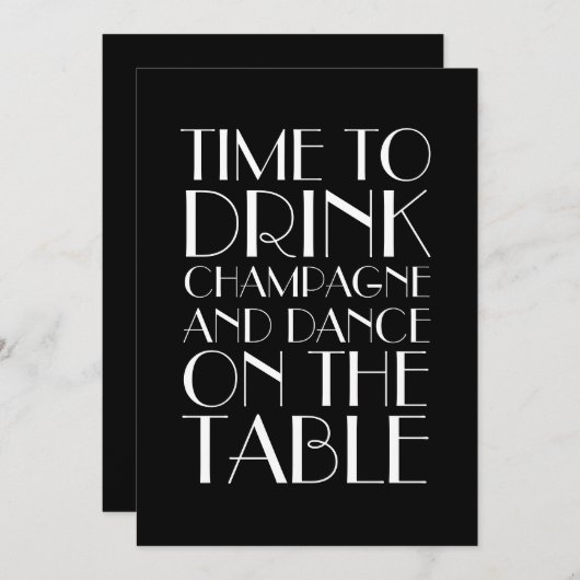 Uitnodiging van 1920 om te stemmen over een zwart- (Voorkant / Achterkant)