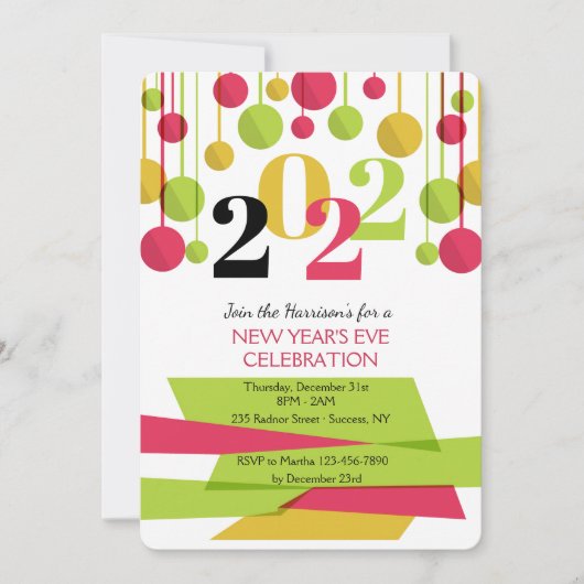 Uitnodiging van 31 december (Voorkant)