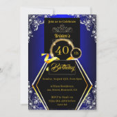 uitnodiging van 40e verjaardag (Voorkant)