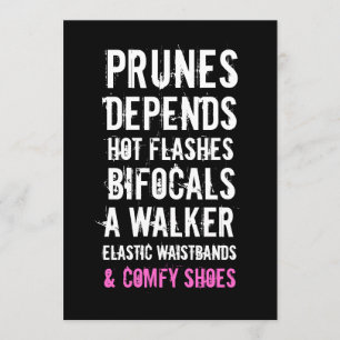 Uitnodiging van 40e verjaardag - Oude Folken