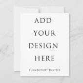 Uitnodiging van 4,25 inch x 5,5 inch / RSVP (10,8  (Voorkant)