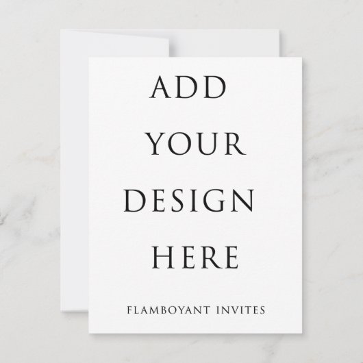 Uitnodiging van 4,25 inch x 5,5 inch / RSVP (10,8  (Achterkant)