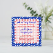 Uitnodiging van 4 juli (Staand voorkant)