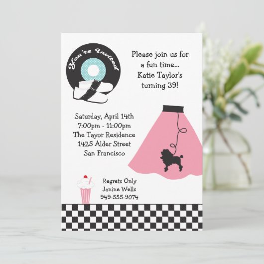 Uitnodiging van 50 partijen (Staand voorkant)