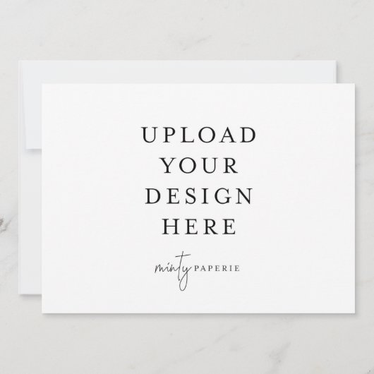 Uitnodiging van 5,5 x 7,5 inch - Landschap (Achterkant)