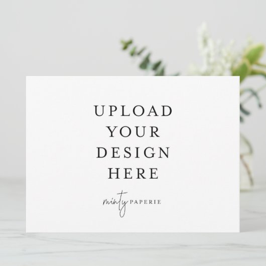 Uitnodiging van 5,5 x 7,5 inch - Landschap (Staand voorkant)