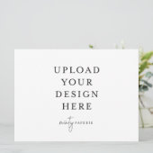 Uitnodiging van 6,5 x 8,75 inch - Landschap (Staand voorkant)