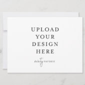 Uitnodiging van 6,5 x 8,75 inch - Landschap (Voorkant)