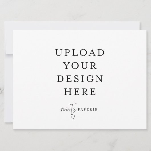 Uitnodiging van 6,5 x 8,75 inch - Landschap (Voorkant)