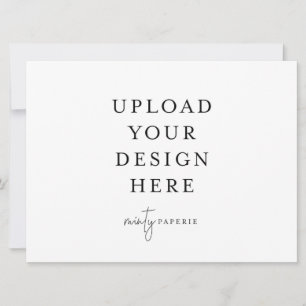 Uitnodiging van 6,5 x 8,75 inch - Landschap