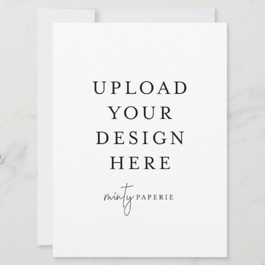 Uitnodiging van 6,5 x 8,75 inch - Portret (Voorkant)