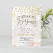 uitnodiging van 70 jaar (Staand voorkant)