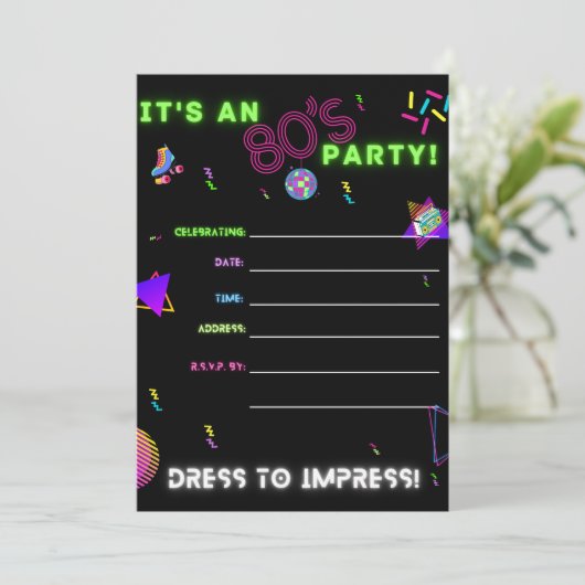 uitnodiging van 80 partijen (Staand voorkant)