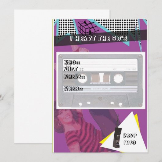 uitnodiging van 80 partijen (Voorkant / Achterkant)