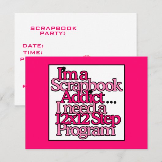 Uitnodiging van afboekende partij (Voorkant / Achterkant)