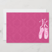 Uitnodiging van Afrikaanse Amerikaanse Ballerina B (Achterkant)