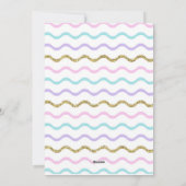 Uitnodiging van Afrikaanse Amerikaanse sluimerpart (Achterkant)