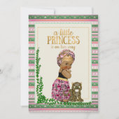 Uitnodiging van Afrikaanse Baby shower (Voorkant)