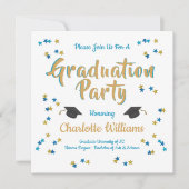 Uitnodiging van afstuderen Celebratiepartij (Voorkant)