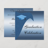 Uitnodiging van afstuderen Celebratiepartij (Voorkant / Achterkant)
