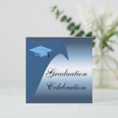 Uitnodiging van afstuderen Celebratiepartij (Staand voorkant)