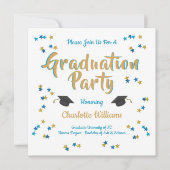 Uitnodiging van afstuderen Celebratiepartij (Voorkant)